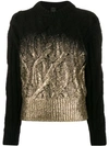 PINKO CABLE KNIT JUMPER