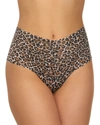 HANKY PANKY LEOPARD-PATTERN LACE RETRO THONG,PROD151550039