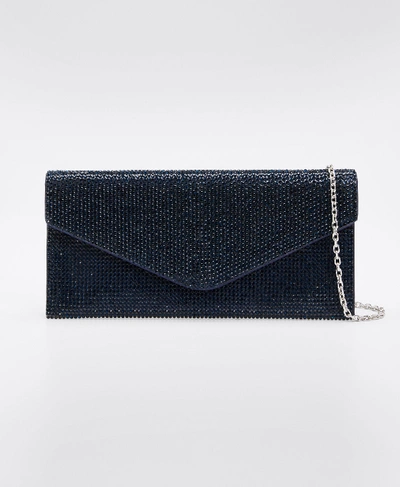 Judith Leiber Couture Beaded Envelope Clutch In Jet Black