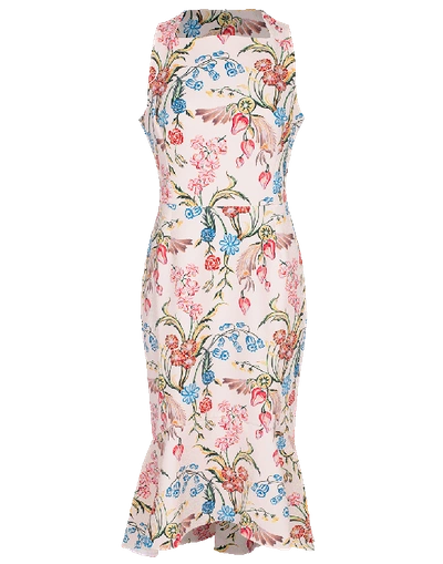 Peter Pilotto Kia Floral Dress In White