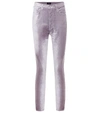 CITIZENS OF HUMANITY OLIVIA HIGH-RISE VELVET SKINNY PANTS,P00409697