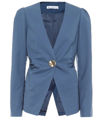 Rejina Pyo Wool Jacket In Blue