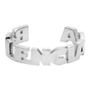 BALENCIAGA BALENCIAGA SILVER TYPO BRACELET