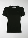 Comme Des Garçons Play Heart Logo T-shirt In Black