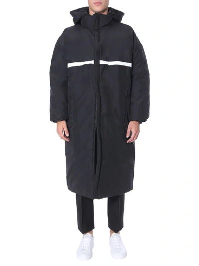 Givenchy Long Down Jacket In Nero