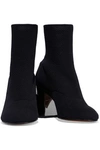 ROBERT CLERGERIE KEANE STRETCH-KNIT SOCK BOOTS,3074457345621073146