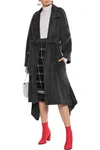 ROLAND MOURET ROLAND MOURET WOMAN BELTED ALPACA AND WOOL-BLEND COAT ANTHRACITE,3074457345620531148
