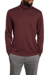 Theory Turtleneck Cotton & Cashmere T-shirt In Chianti