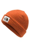 The North Face Salty Dog Beanie In Papaya Orange/ Picante Red