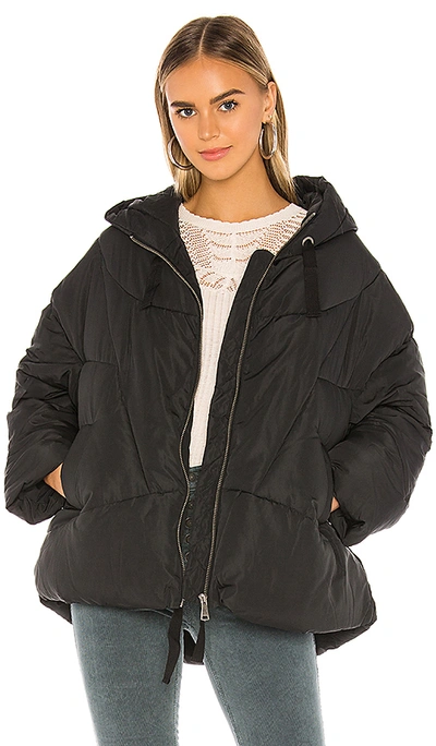 Free People Hailey Puffer In Black.