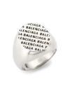 BALENCIAGA Precious Logo Ring