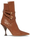 BURBERRY POINT-TOE ANKLE BOOTS