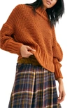 Free People My Only Sunshine Sweater In Copper