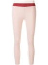 Vaara Tuxedo Leggings In Pink