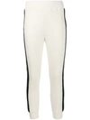 JUST CAVALLI TEXTURED SIDE STRIPE TRACK trousers