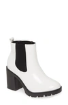 Topshop Byron Chelsea Boot In White Multi