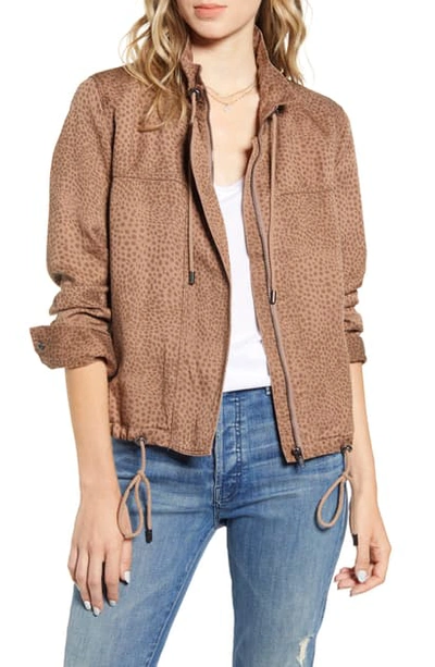 Rails Tennessee Animal-print Utility Jacket In Tawny Spots