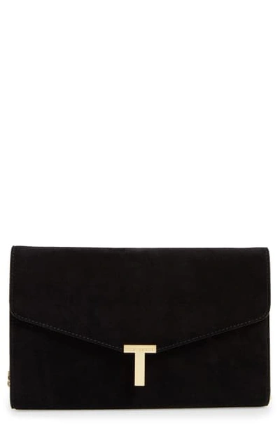 Ted Baker Jakiee T Clutch Bag In Black