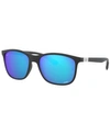Ray Ban Rb4330ch Chromance Sonnenbrillen Schwarz Fassung Blau Glas Polarisiert 56-17 In Sand Black/green Mir Blue Polar