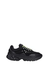 AXEL ARIGATO DEMO RUNNER SNEAKERS IN BLACK TECH/SYNTHETIC,11088929