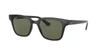 Ray Ban Ray-ban Unisex Polarized Square Sunglasses, 51mm In Green