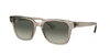 Ray Ban Ray-ban Rb4323 Transparent Grey Sunglasses In Grey-black