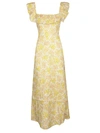 ZIMMERMANN GOLDIE RUFFLE NECK LONG DRESS,11088682