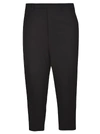 RICK OWENS CROPPED TROUSERS,11088666