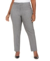 ANNE KLEIN PLUS SIZE MELANGE BOWIE PANTS