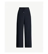 MAX MARA SULTANO WIDE HIGH-RISE SILK TROUSERS