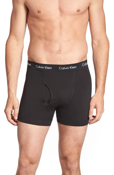 Calvin Klein 3-pack Trunks In Black