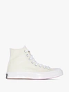 CONVERSE CONVERSE X CHINATOWN MARKET WHITE CHUCK TAYLOR 70 HIGH TOP SNEAKERS,166598C14355002