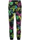 VERSACE JEANS COUTURE ORNATE PRINT TRACK TROUSERS