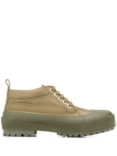 Jacquemus Les Meuniers Trainers In Green