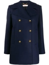 TORY BURCH DOUBLE-BREASTED PEACOAT