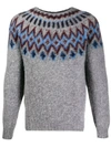 Howlin' Future Fantasy Fair Isle Sweater In Grey