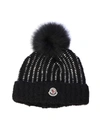 MONCLER PONPON KNIT TRICOT LOGO/BERRETTO TRICOT,11089509