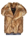 DSQUARED2 FUR GILET,11089733