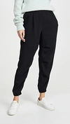 Joie Hedia Crepe Tapered Pants In Caviar