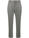 ELEVENTY STUD-DETAILING TAILORED TROUSERS