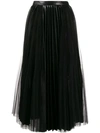 ERMANNO SCERVINO HIGH WAISTED PLEATED SKIRT