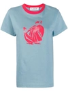 LANVIN MOTHER AND CHILD MOTIF T-SHIRT
