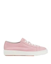 SANTONI SANTONI WOMAN SNEAKERS LIGHT PINK SIZE 6 SOFT LEATHER,11579757SA 12