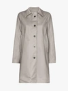 ASHLEY WILLIAMS ASHLEY WILLIAMS DOLLY FAUX LEATHER COAT,AWAWY1917DOLLYCOATGREYWHITE14025533