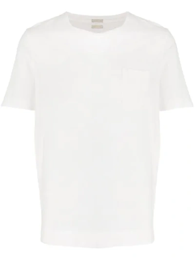 Massimo Alba Panarea Garment-dyed Cotton T-shirt In White