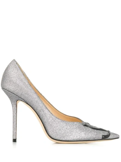 Jimmy Choo Love 85 Pumps In Grey