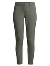 Lafayette 148 Mercer Acclaimed Stretch Mid-rise Skinny Jeans In Shale