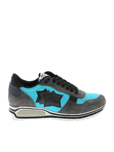 Atlantic Stars Pegasus Light Blue And Grey Sneakers