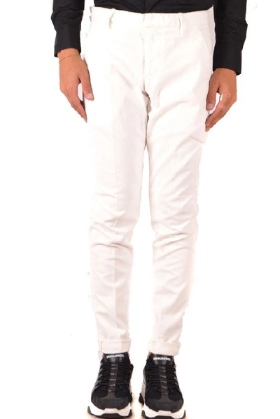 Dondup Men's White Cotton Jeans