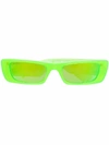 GUCCI GUCCI WOMEN'S GREEN ACETATE SUNGLASSES,GG0516S006 52